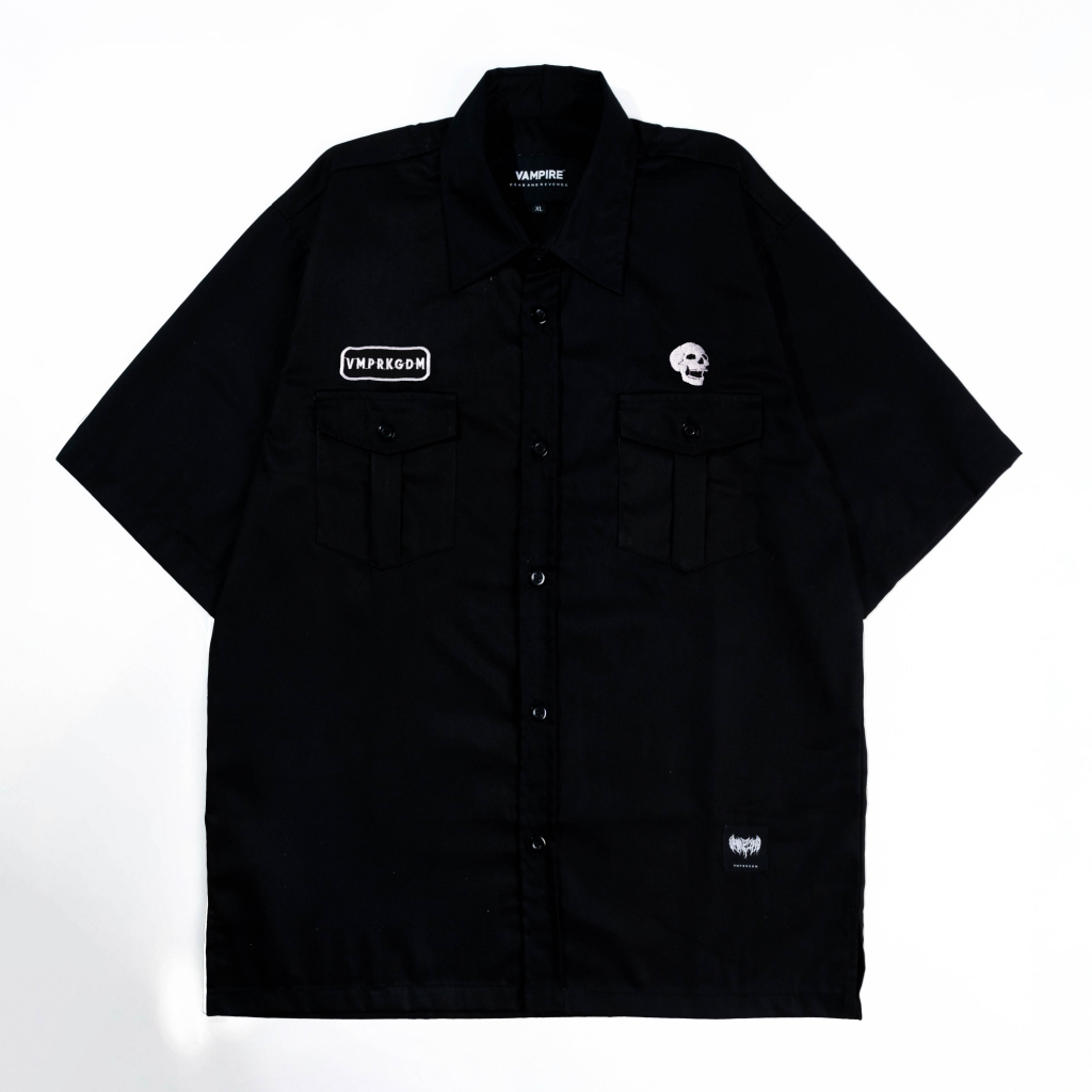 Workshirt Pria Kemeja Kerja Cowok Phoenix Vampire Kingdom