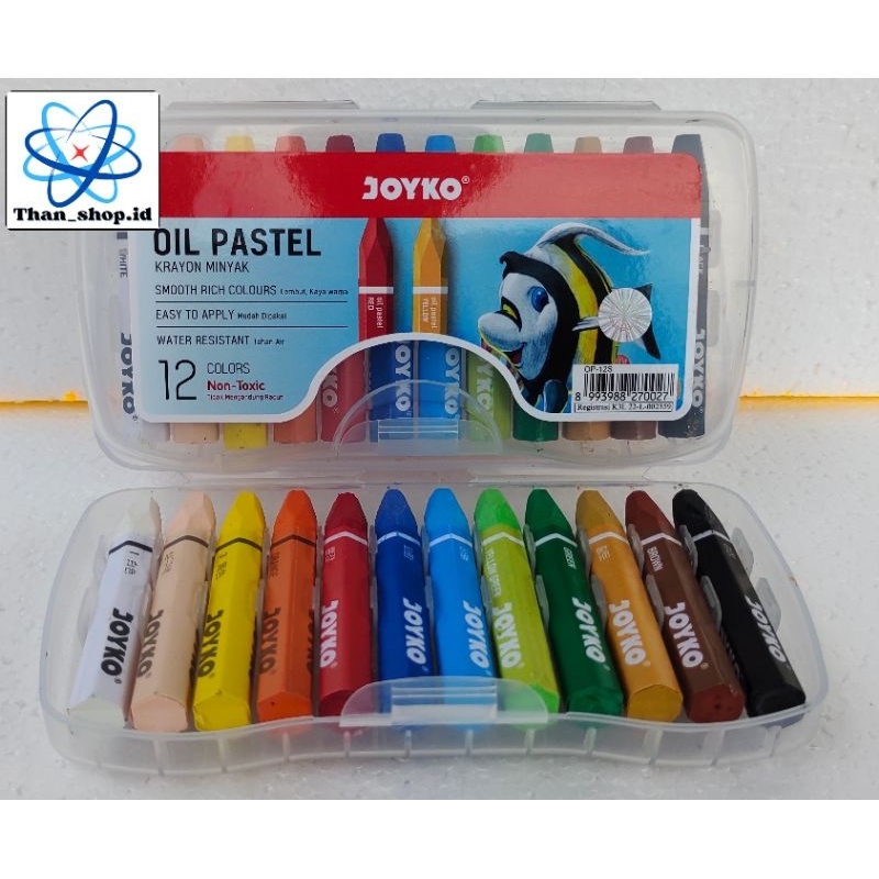 

Crayon/Krayon Anak Crayon Joyko 12 Pcs Oil Pastel TI-P-12S