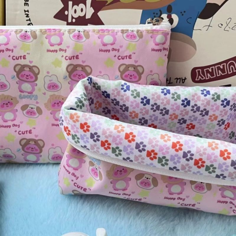 

READY STOCK TEMPAT PENCIL LOOPY PINK PANTA.