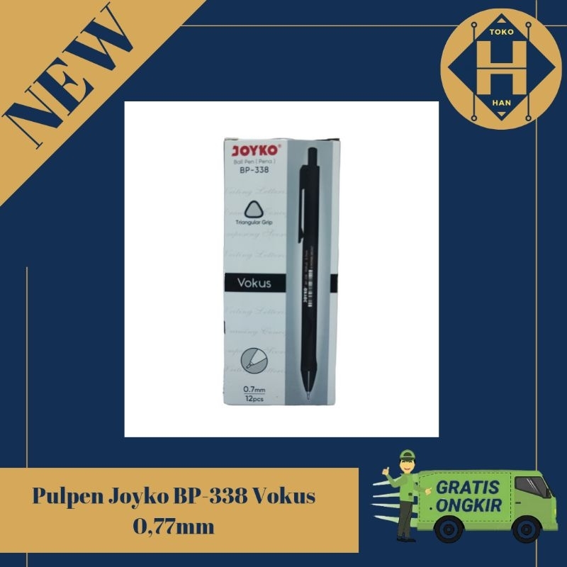 

Pulpen Joyko BP-338 Ballpoint Vena Vokus 0,7mm