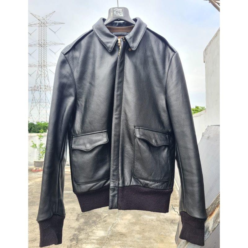 Leather Jacket / Jaket Kulit A2 no Schott, Buco, Kadoya
