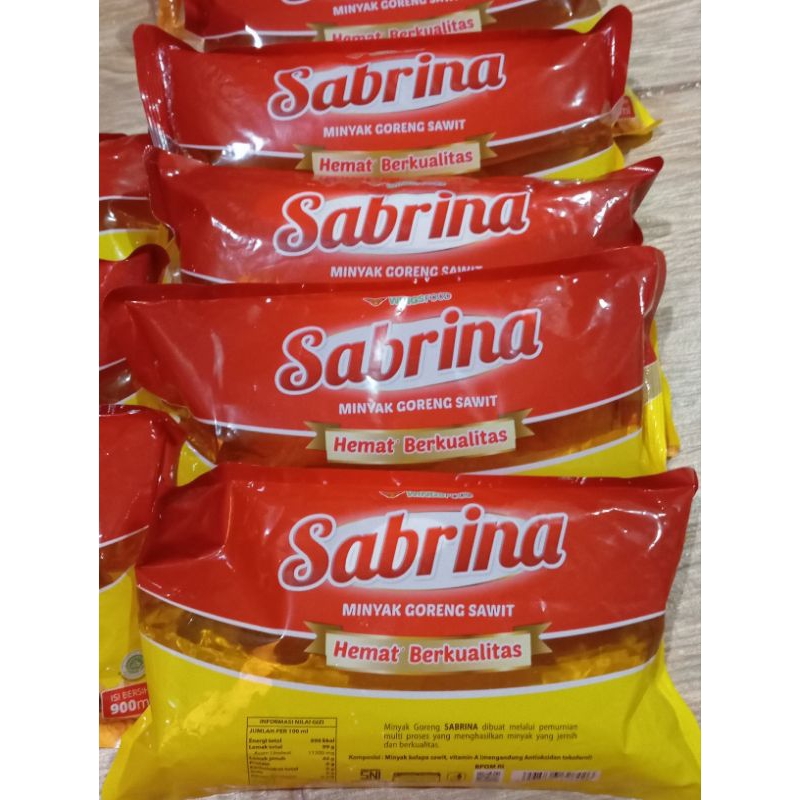 

MINYAK GORENG SABRINA 900Ml (WINGSFOOD)
