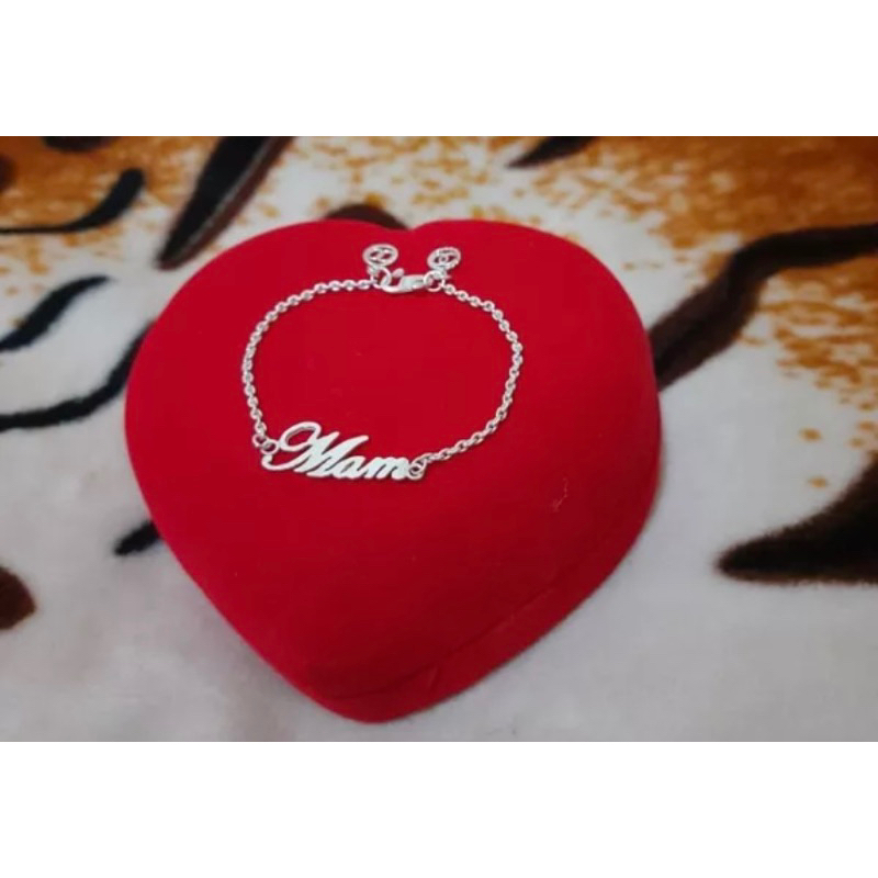 Gelang Custome Nama Perak