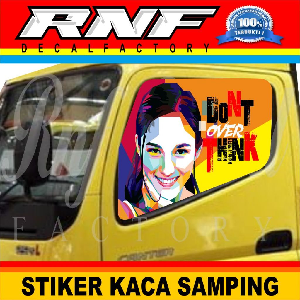 STIKER KACA TRUK CANTER,STIKER JENDELA TRUK