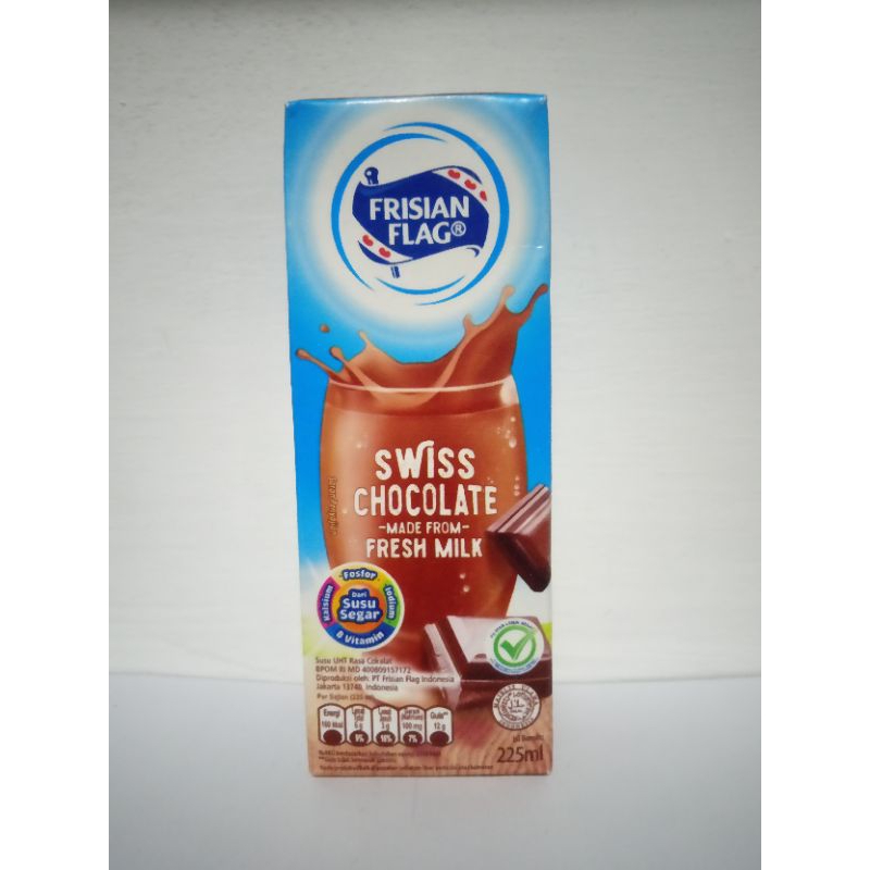 

susu kotak Frisian flag 225ml rasa swiss chocolate