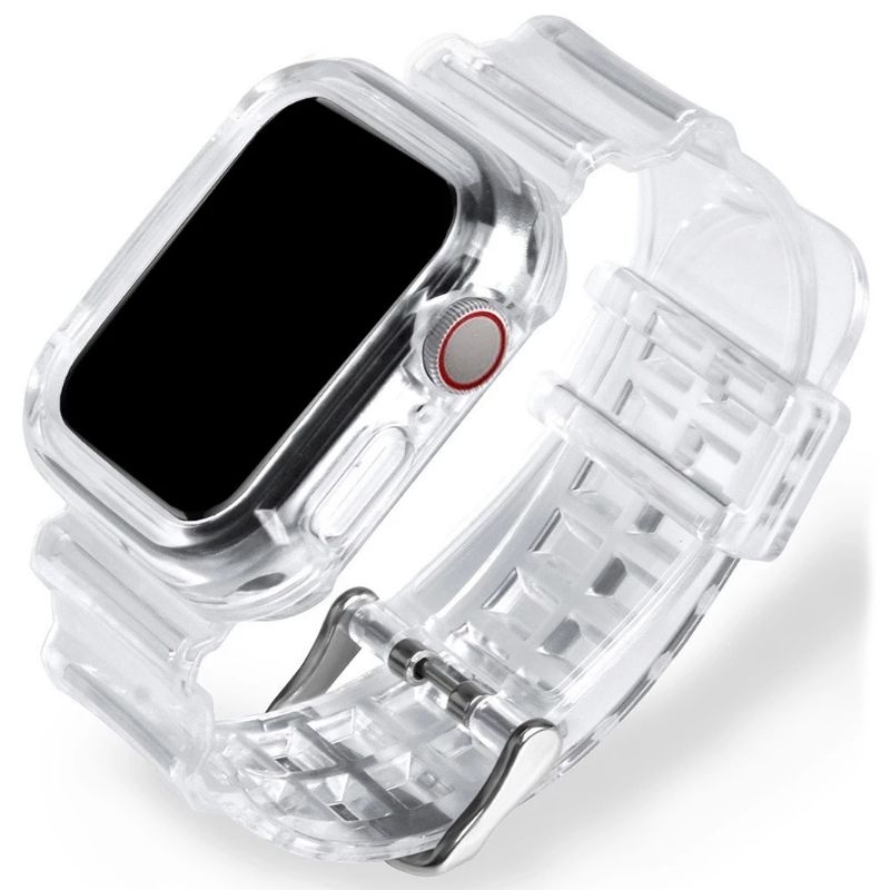 Transparent Case Strap Smartwatch Untuk Tali Jam Tangan T500 T55 T500 Plus Iwatch HW22
