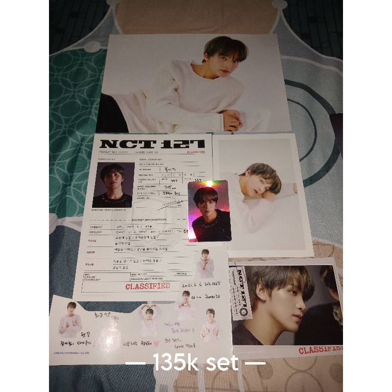 HAECHAN SG21 NCT127 SET WITH BENE ALADIN