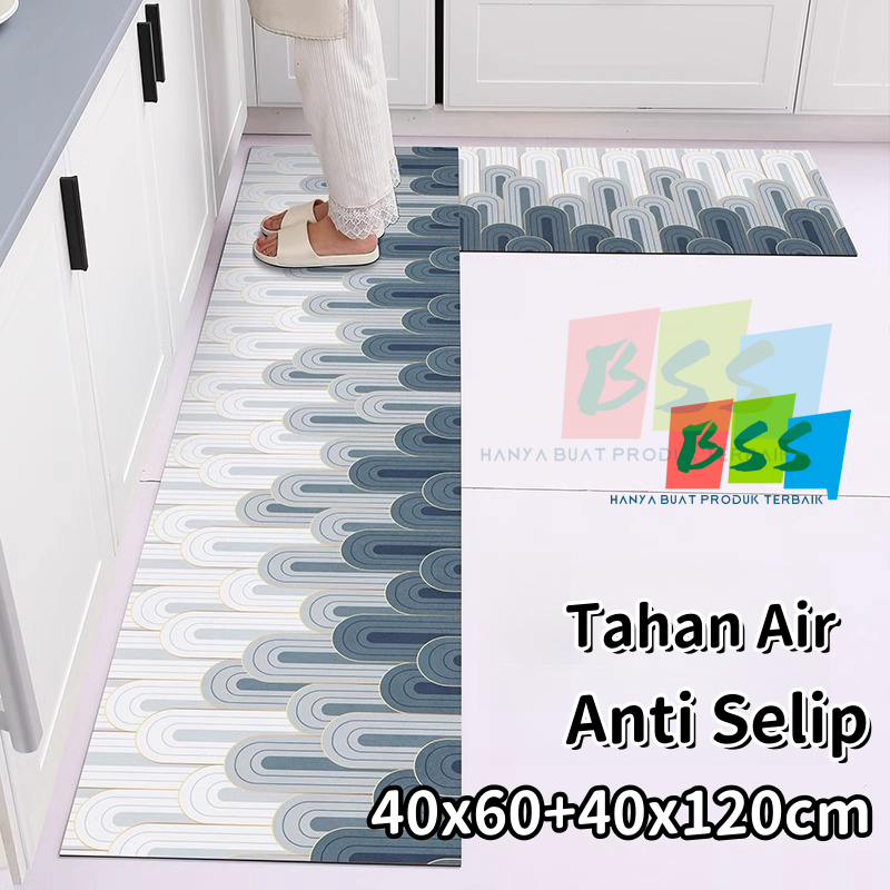 Karpet/Keset Lantai Dapur/Kamar Mandi/Keset Pintu Toilet Kamar Mandi Penyerap Air Anti-selip Karpet