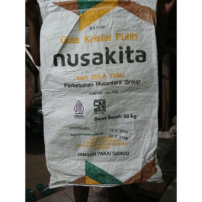 Karung Bekas Gula 50kg campur