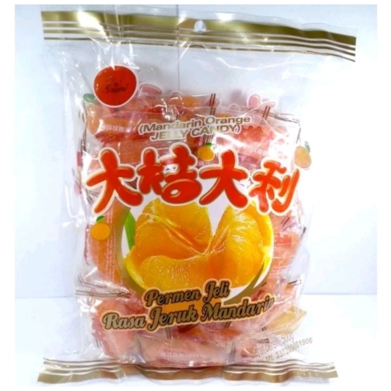 

Jelly Jeruk Mandarin Hong Mao 500Gr