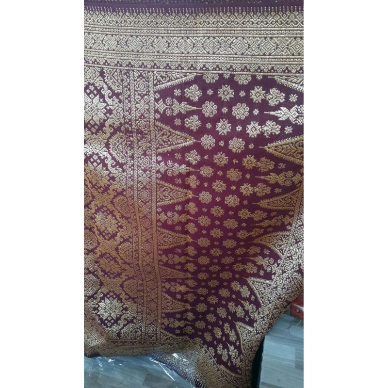 songket tenun asli palembang