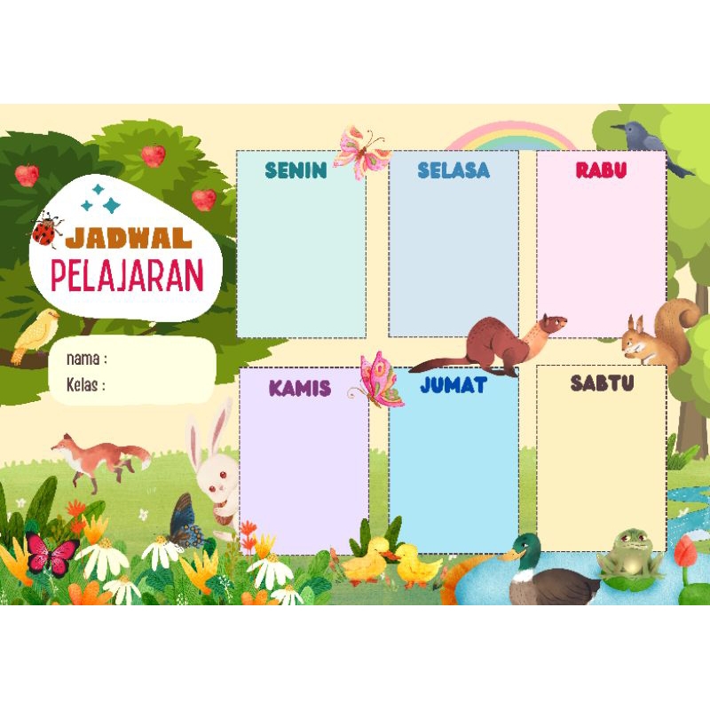 

JADWAL ANAK SEKOLAH LUCU