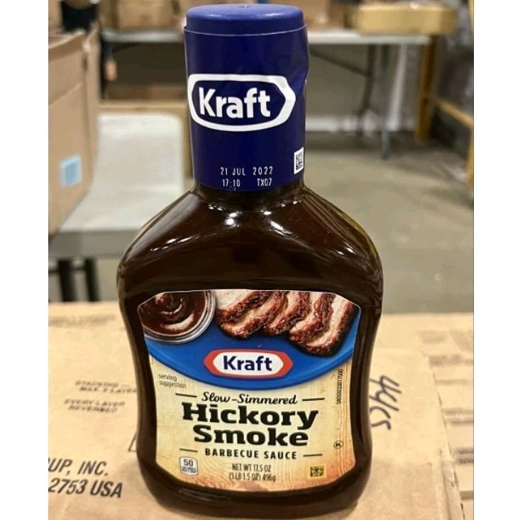 

KRAFT Hickory Smoke Slow Simmered Barbecue BBQ Sauce 496g
