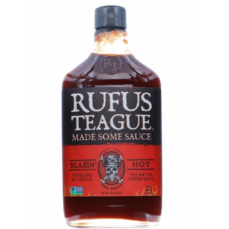 

RUFUS TEAGUE Blazin Hot Barbecue BBQ Sauce 432g