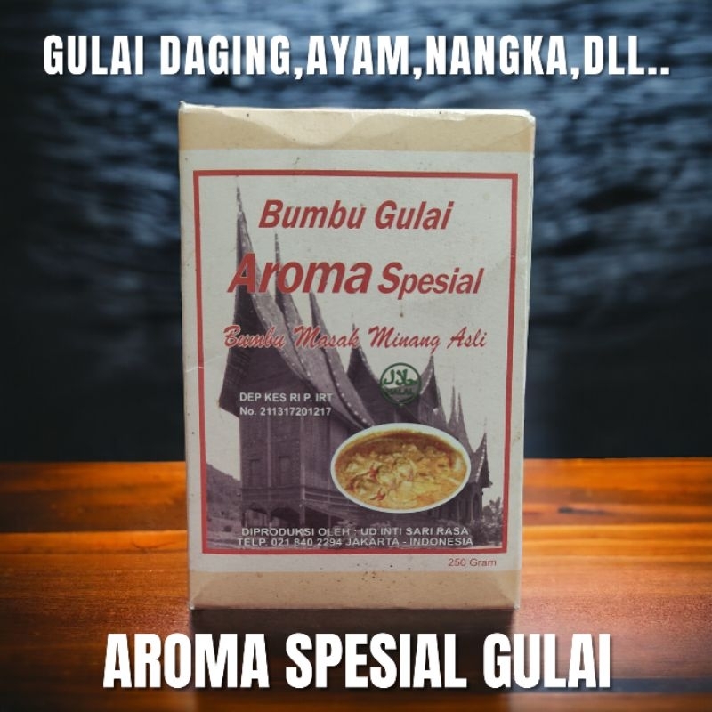 

BUMBU KERING AROMA SPESIAL GULAI ASLI MINANG 250g