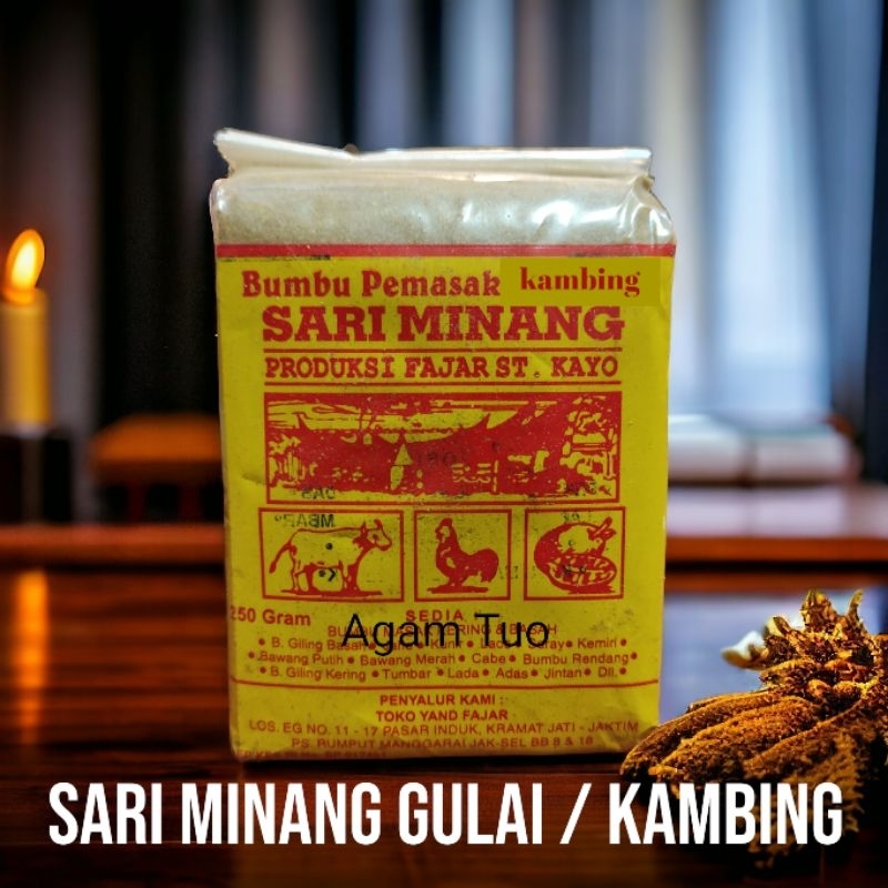 

BUMBU HALUS SARI MINANG KAMBING/GULAI 250gr