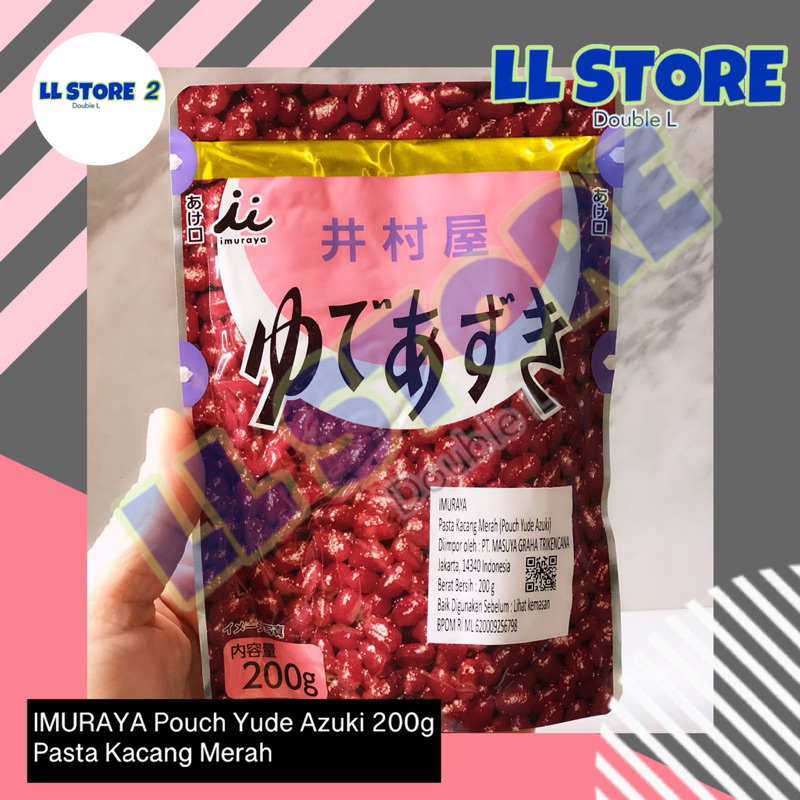 

IMURAYA Pouch Yude Azuki 200g Pasta Kacang Merah