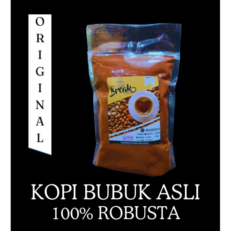 

Kopi Bubuk Robusta BREAK COFFEE