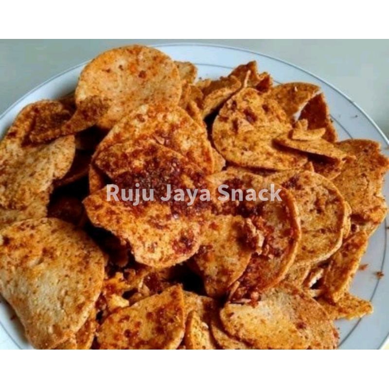 

CEMILAN ENAK//BASRENG PEDAS DAUN JERUK//ANEKA SNACK//BASRENG PEDAS 500 GRAM