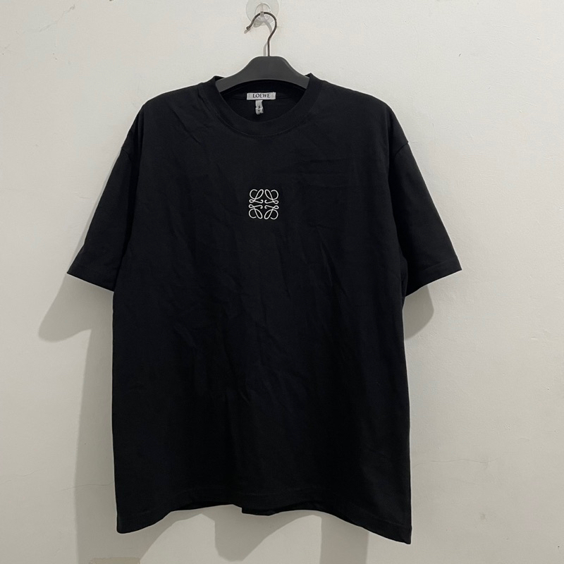 Loewe Center Embroidery Logo Tshirt