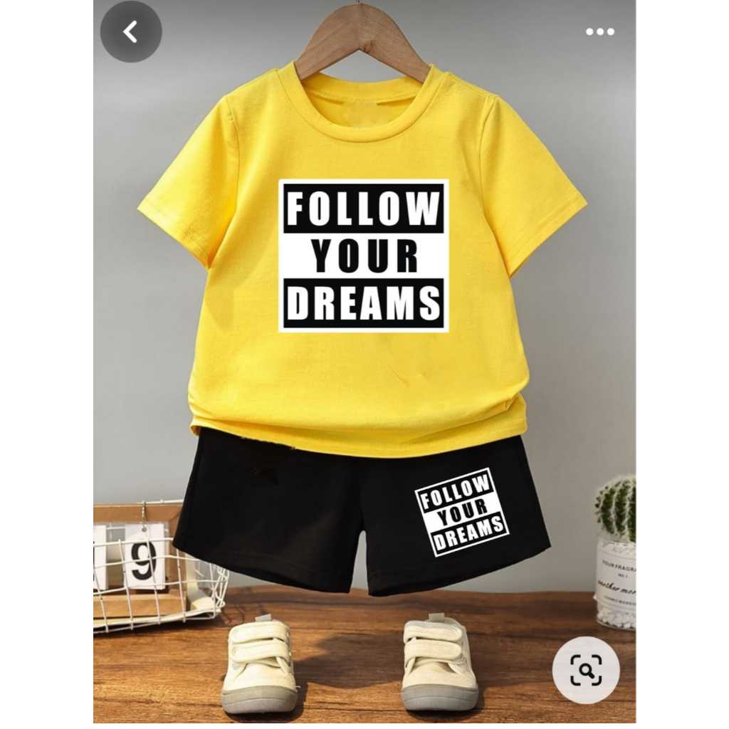 Baju setelan anak-anak bahan katun
