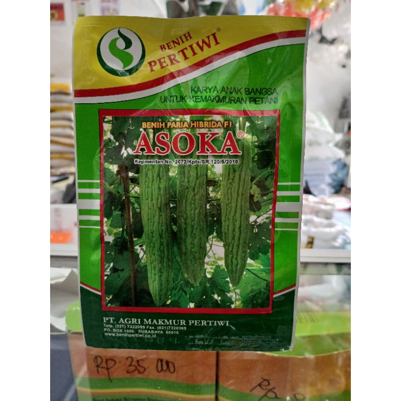 Benih Pare hijau Asoka 10 gram
