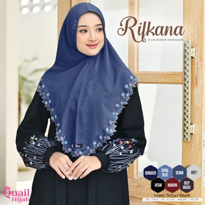 Ori Quail hijab - Rifkana hijab bordir