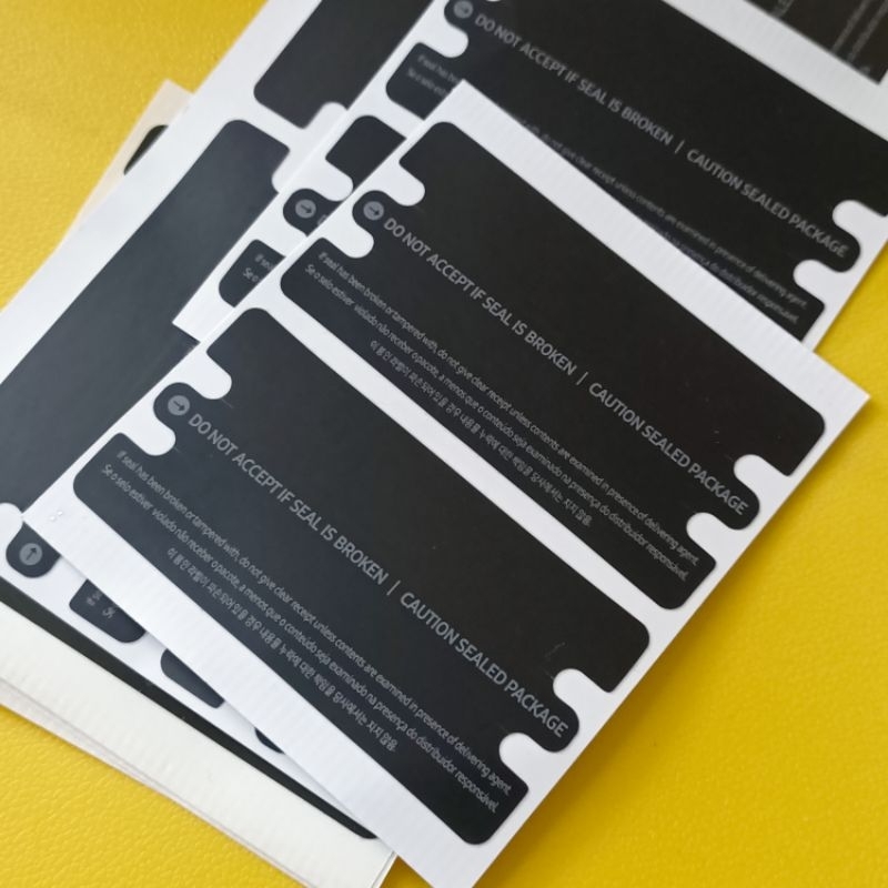 

5 set atas bawah segel sticker dus Samsung S23 plus Ultra kemasan baru