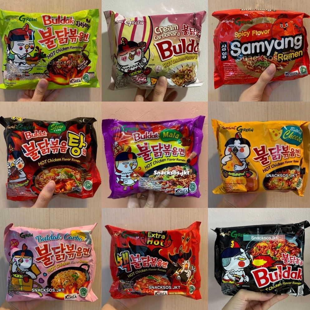 

Semuanya baru BPOM RI ML SAMYANG NUCLEAR EXTRA HOT CHEESE CREAMY CARBONARA CARBO MALA JJAJANG STEW HOT CHICKEN HALAL MUI