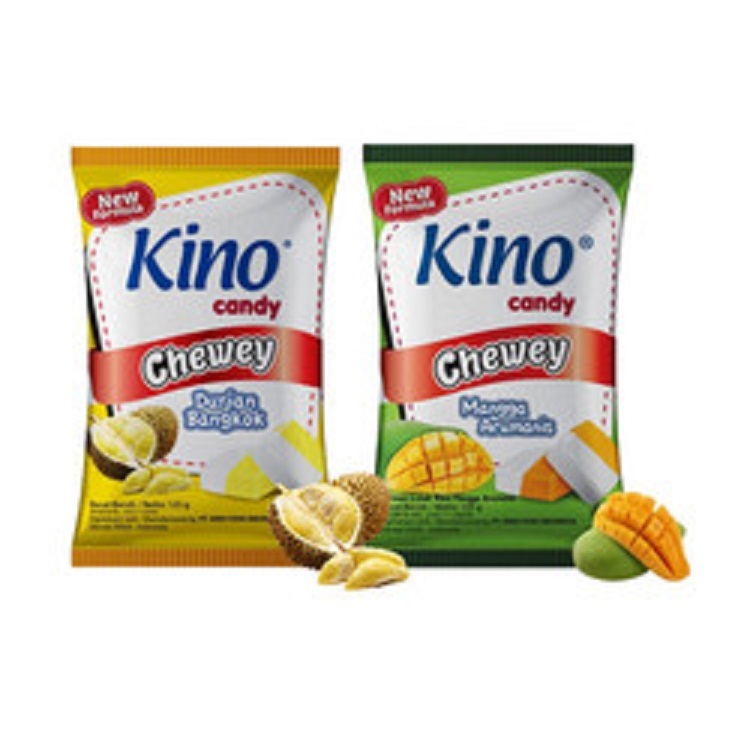 

Permen Lunak Kino chewey - Durian Bangkok Mangga Arummanis