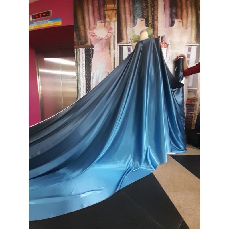 (COD) bahan kain polos ombre/ bakal kain gradasi ombre yamaha bahan tebal/ombre gradasi tebal