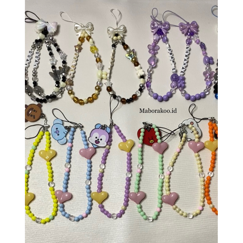 Phone Strap BT21 BTS Fanmade by Maborakoo.id