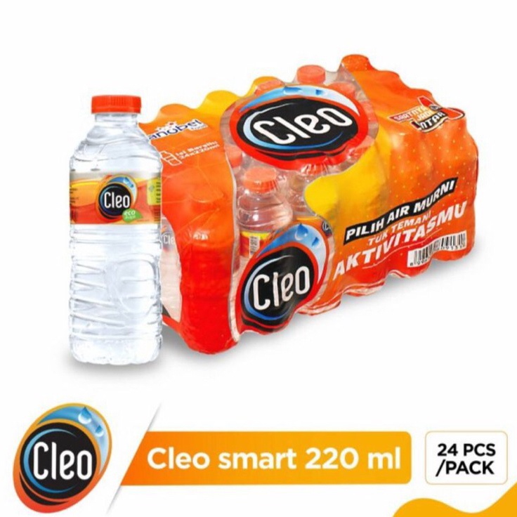 

Barang baru air minum cleo botol 22ml PAK