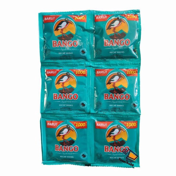 

Diskon Gede BANGO Kecap manis Sachet 2gr kecap asli kedelai bango kecap renceng 12pcs