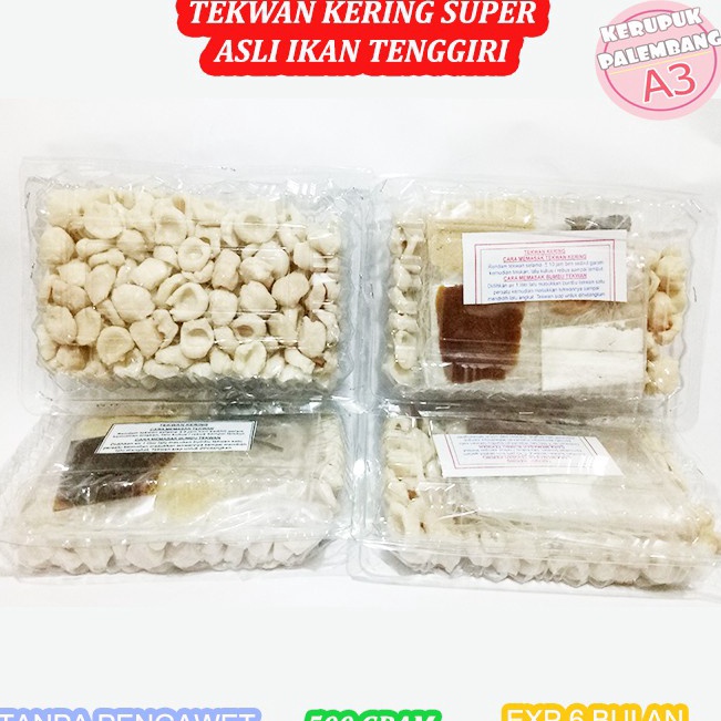 

Harga Oke TEKWAN KERING SUPER ASLI IKAN TENGGIRI PALEMBANG 5GR