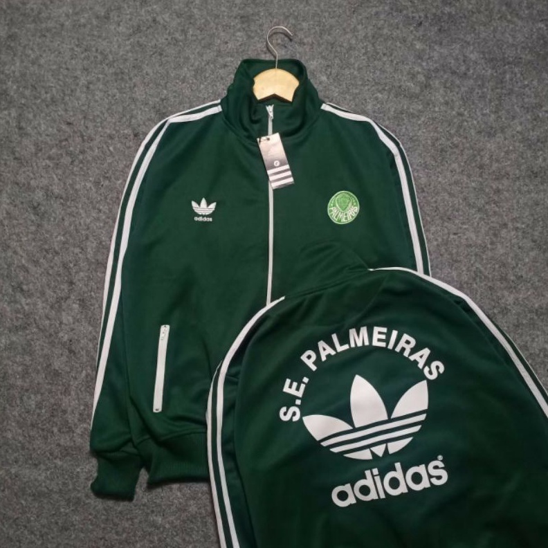ART D1H JAKET ADIDAS TRACKTOP PALMEIRAS GREEN WHITE ORIGGINALASTROBID JAKET ADIDAS TRACKTOP HITAM OR