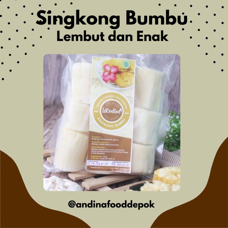 

SINGKONG BUMBU ENAK | SINGKONG FROZEN | SINGKONG BEKU | SINGKONG SIAP GORENG | MAKANAN FROZEN