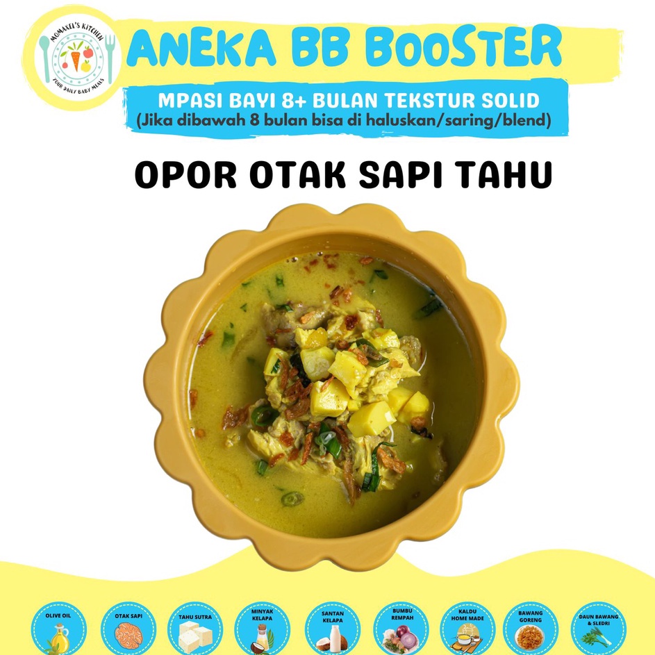 

Harga Khusus OPOR OTAK SAPI TAHU SANTAN CATERING MAKANAN BAYI MPASI FROZEN BEKU