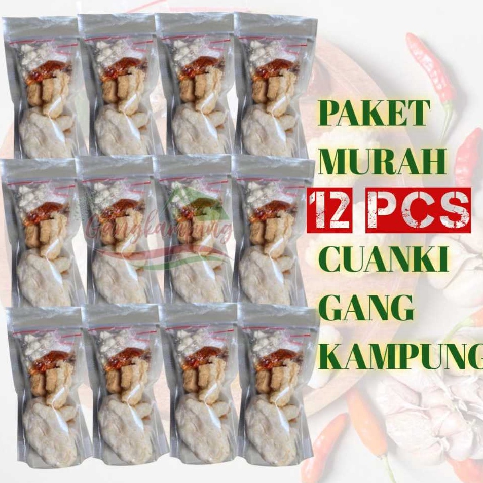 

Mau Hemat Paket murah 12pcs Cuanki gangkampung