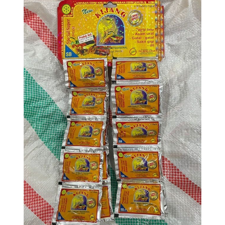 

Terkini Grosir Kijang isi 2 saset 2 kapsul