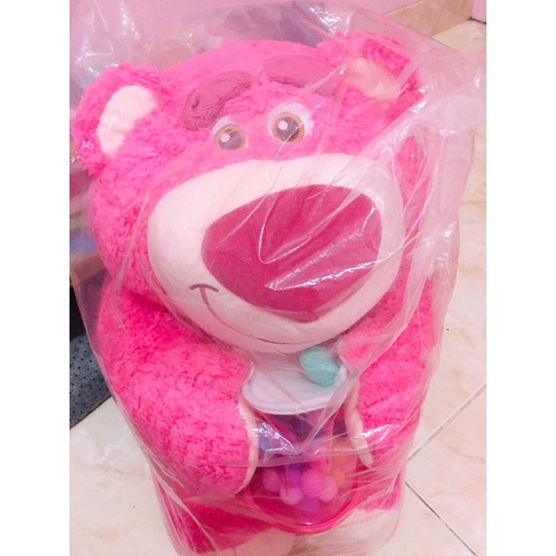 BONEKA LOTSO BOBA PINK (BACA CAPTION)