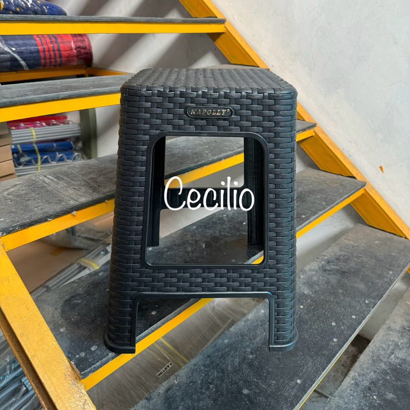 RB2 [NAPOLLY] Kursi Baso Napolly Baso Rotan Kursi Makan Kursi Warung Kursi Tumpuk