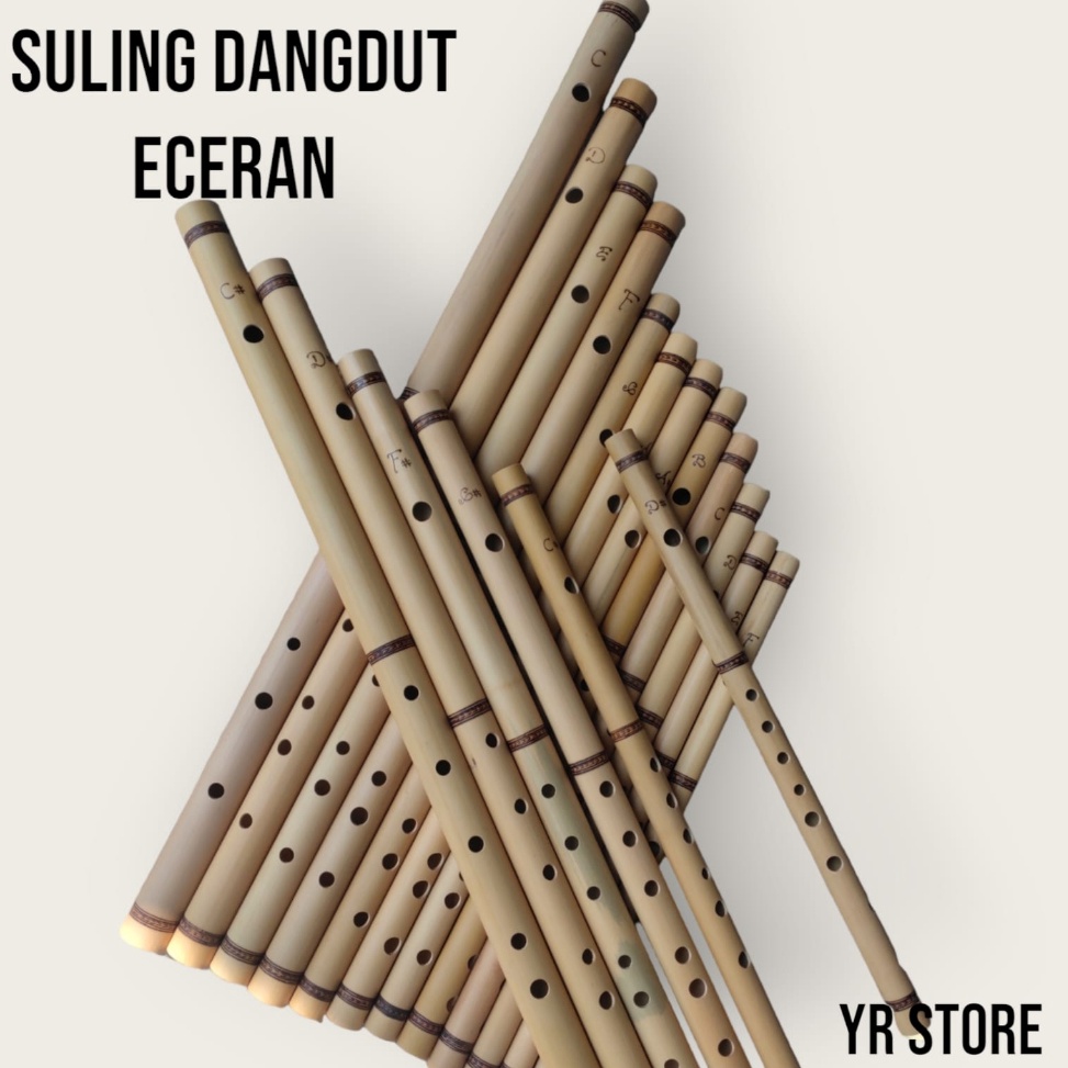 ART Y36O alat musik SULING bambu suling dangdut bijian eceran perbiji suling tradisional bambu dangdut