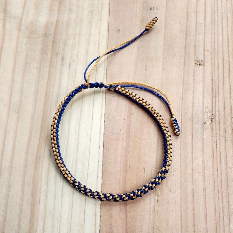 Gelang Tali Handmade Serut Pria Wanita Etnik Aesthetic Anyam Anyaman Bracelet Cowok Cewek