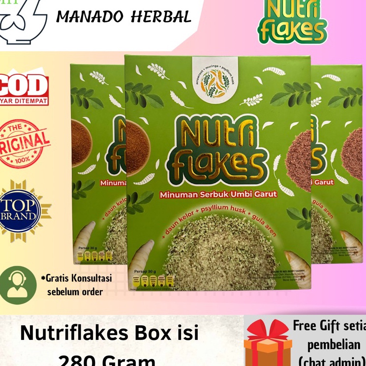 

Untuk Anda MANADO Free Ongkir Nutriflakes Sereal Umbi Garut Atasi Maag 1 ORIGINAL Agen Resmi