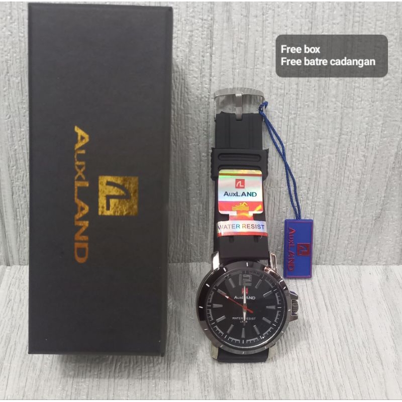JAM TANGAN PRIA ORIGINAL AUXLAND BAHAN RUBBER