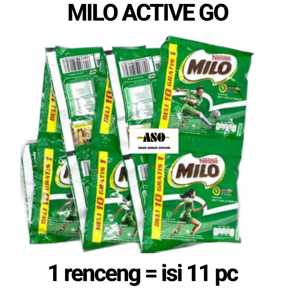 

Sale Sekarang MILO ActivGo Susu Bubuk Sachet 22 gr RENCENG ISI 11 pc