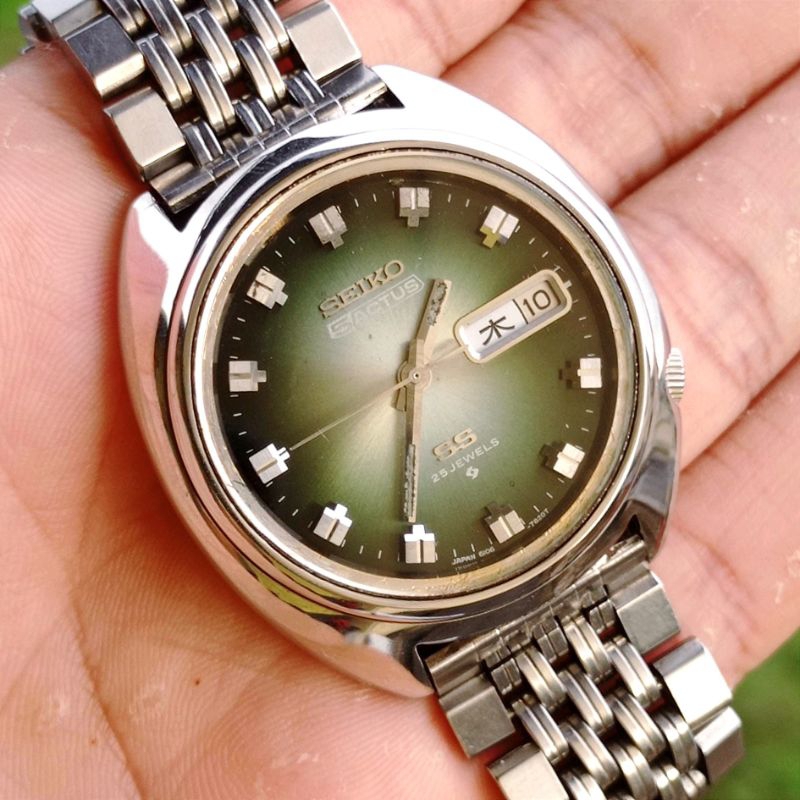 Jam Tangan Seiko Actus SS Green Fume Dial