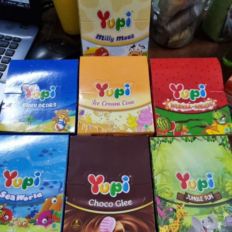 

Langsung pesan yupi box isi 24pcs