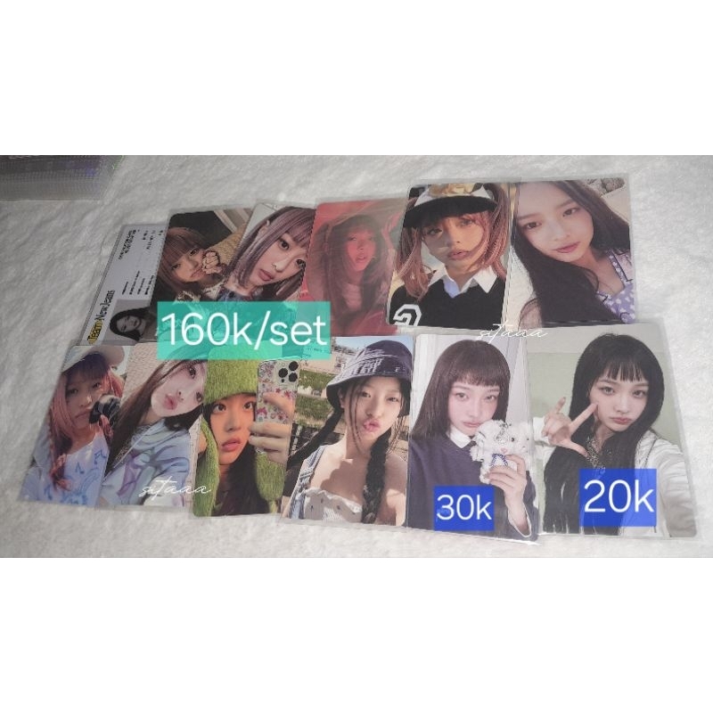 (OFFICIAL) WTS PC/PHOTOCARD HANNI NEWJEANS & IROHA ILLIT